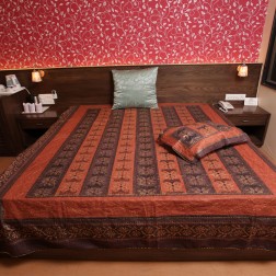 Kotten Bedsheet With Katha Stich